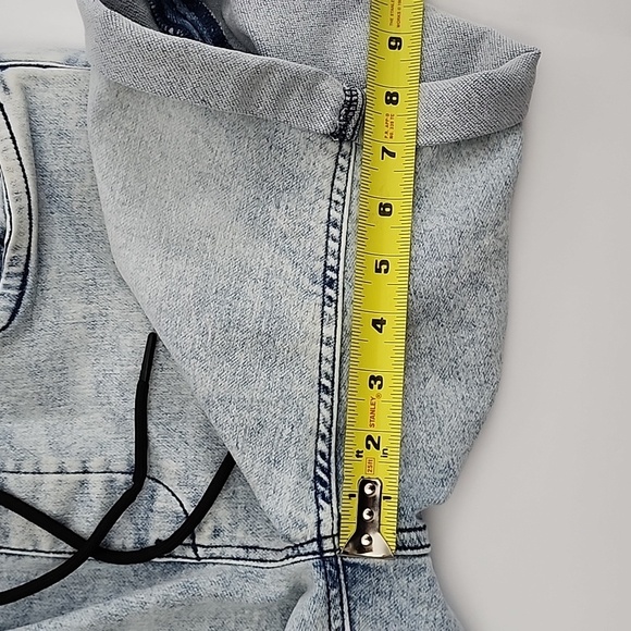 Zoo York Men's Denim Light Blue Jean Jogger Short Faded Size Small - Picture 14 of 14